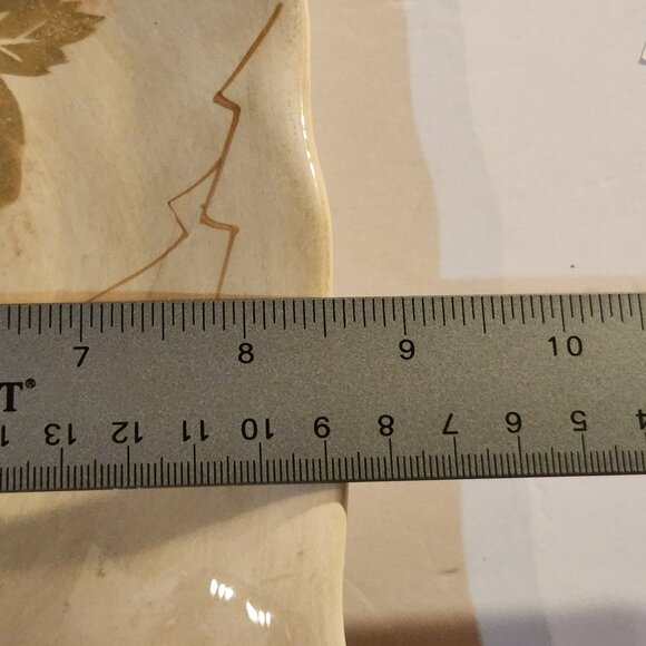 TableTops Gallery Cabernet Salad Plate Square Painted Grapes Design - Picture 6 of 7